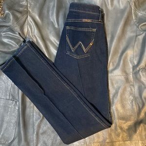 Wrangler Q-Baby dark blue denim pants